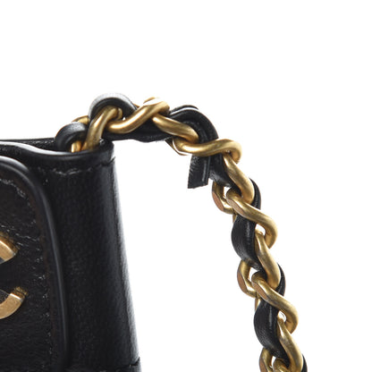 Chanel Lambskin Quilted Side Packs Black 16 of 17