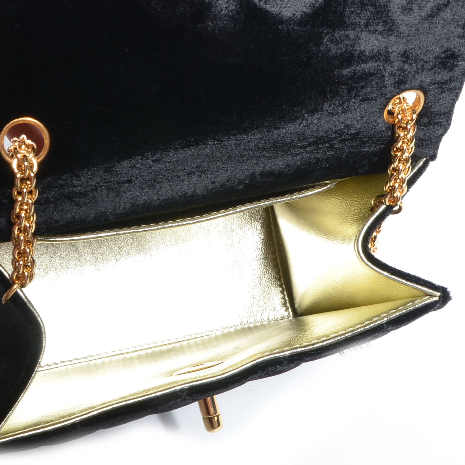Chanel Velvet Flap Shoulder Bag Black 6 of 9