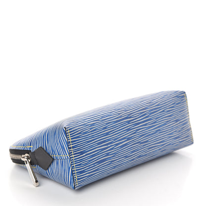 Louis Vuitton Epi Cosmetic Pouch Denim Light 3 of 5