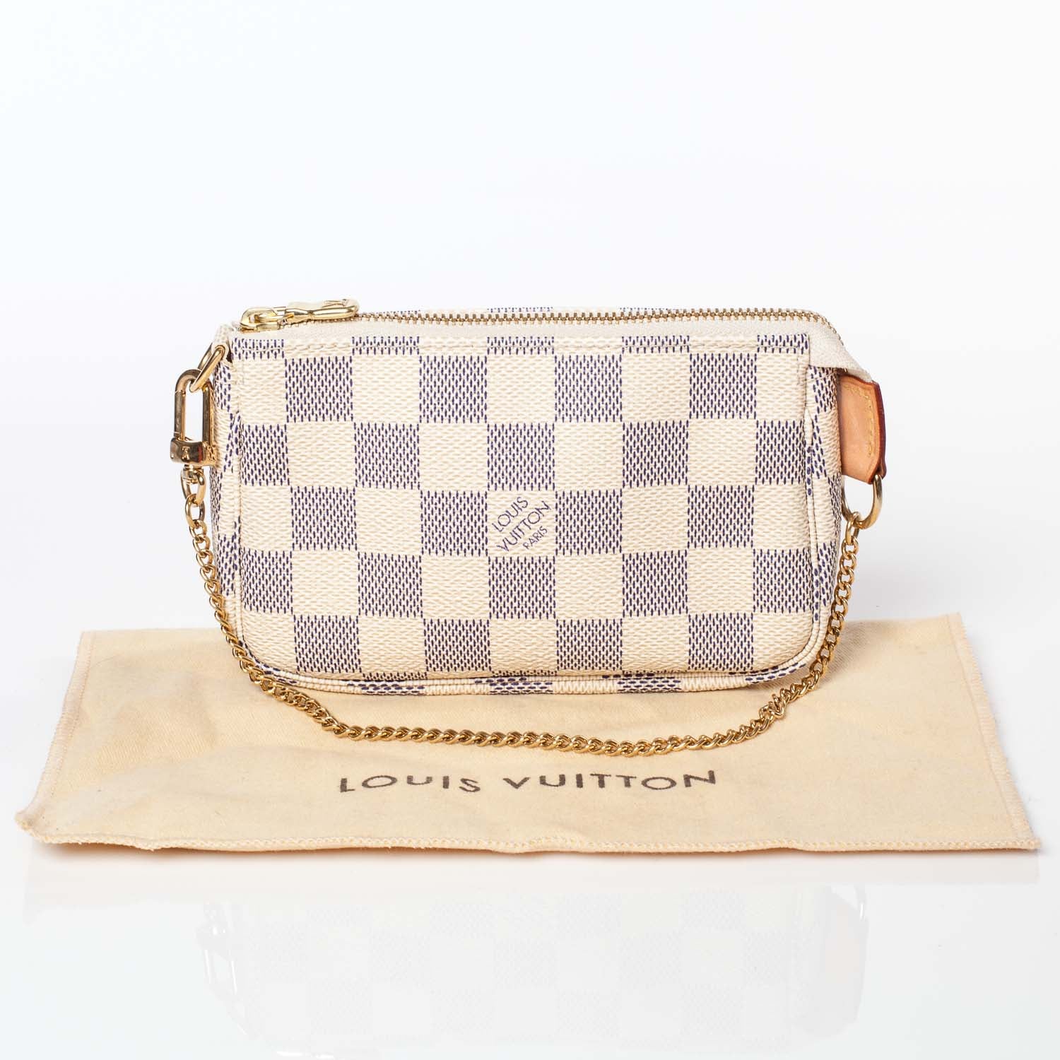 Louis Vuitton Damier Azur Mini Pochette Accessories 9 of 9