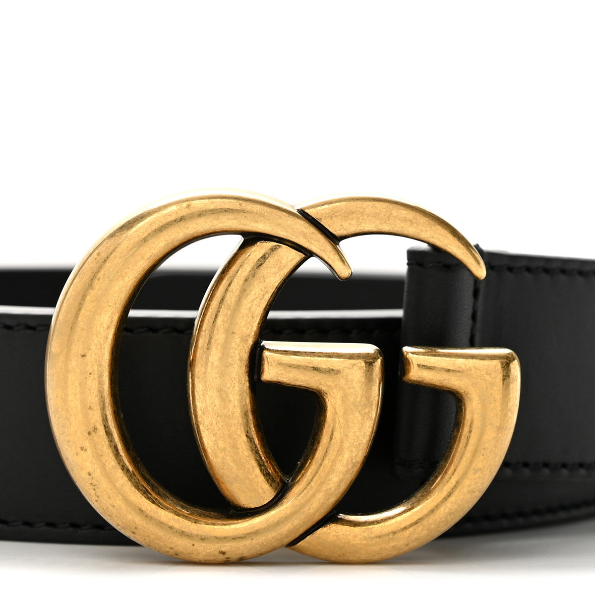 Gucci Calfskin Double G 30mm Belt 95 38 Black 6 of 8