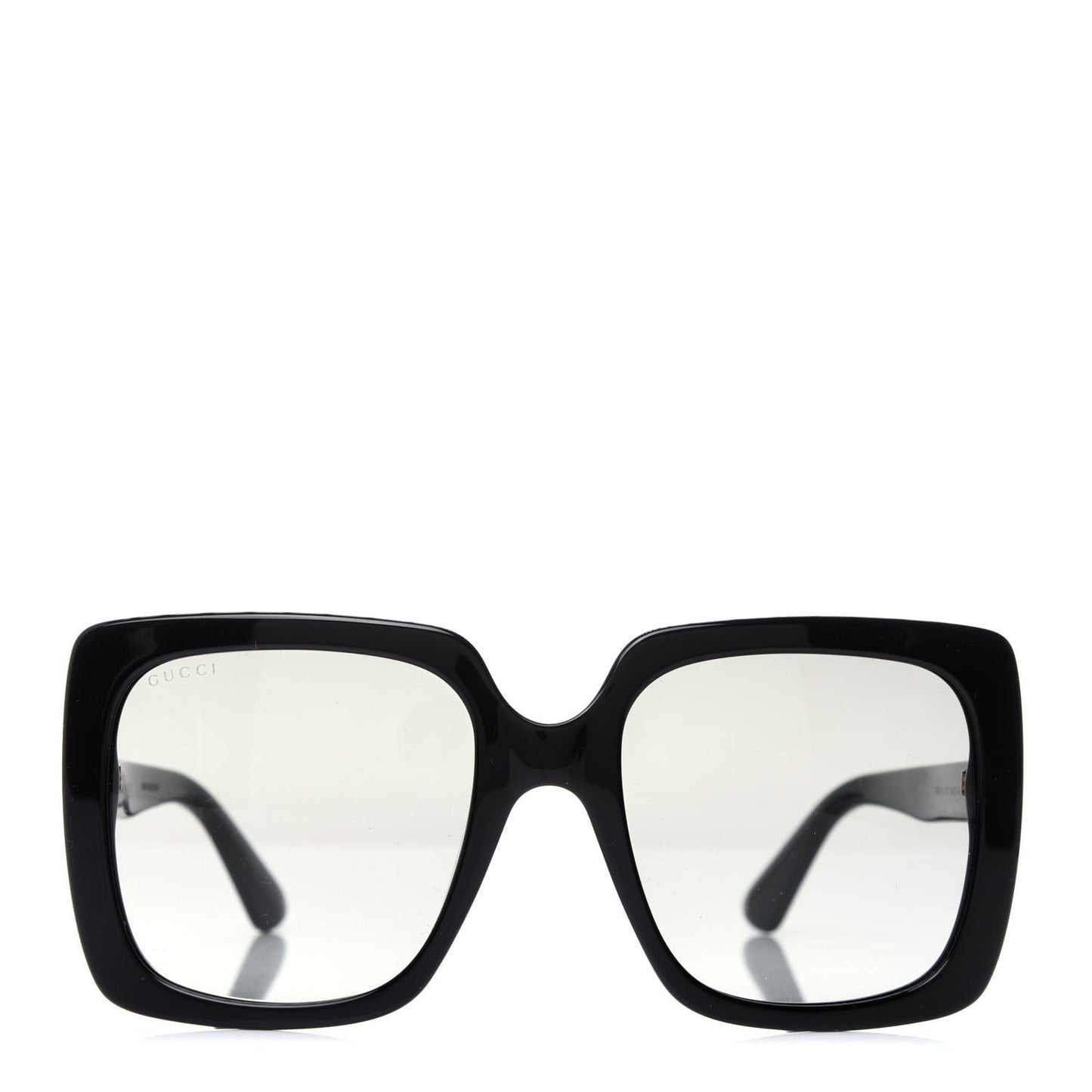 Crystal Square Frame GG Sunglasses GG0418S Black