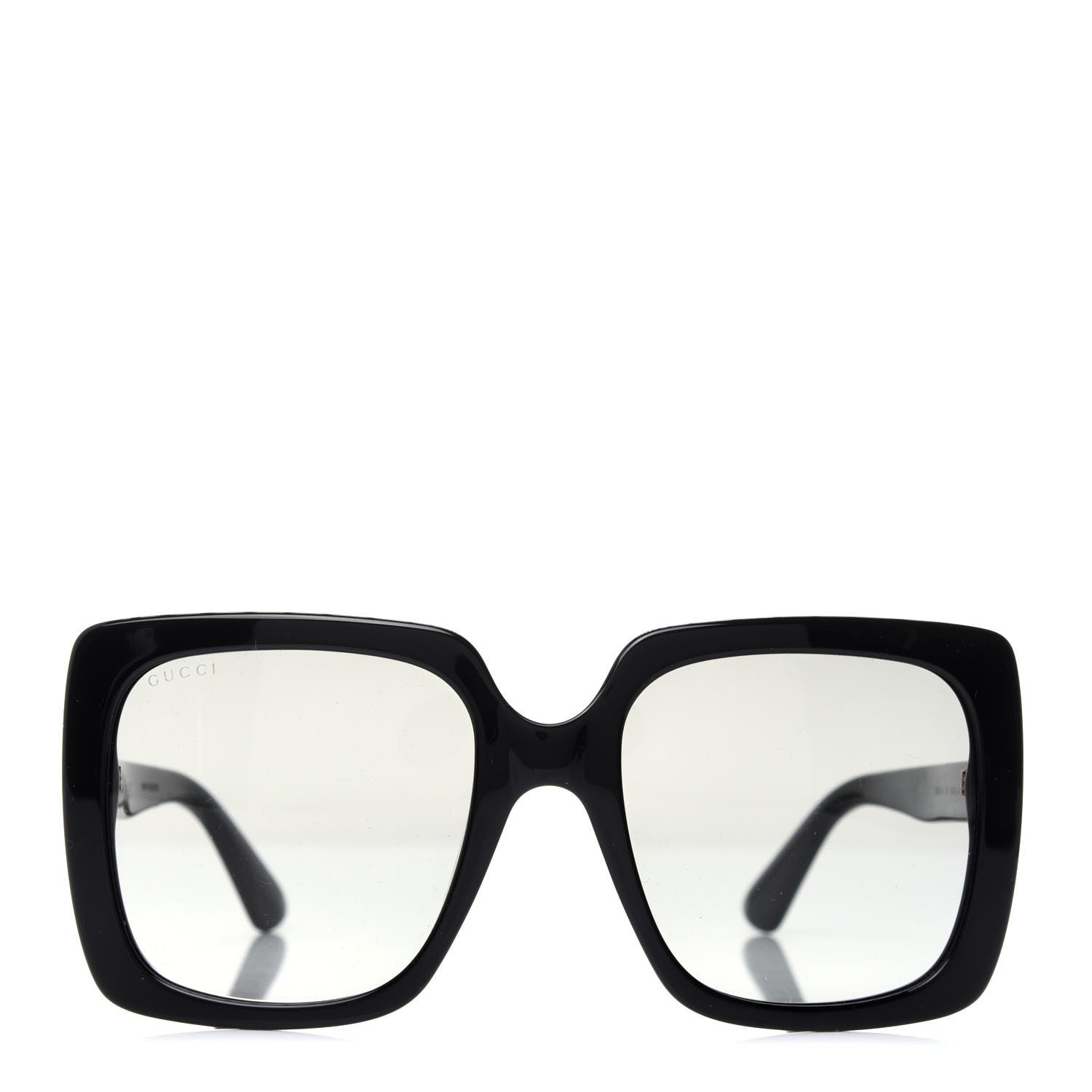Gucci Crystal Square Frame GG Sunglasses GG0418S Black 2 of 8