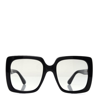 Gucci Crystal Square Frame GG Sunglasses GG0418S Black 2 of 8