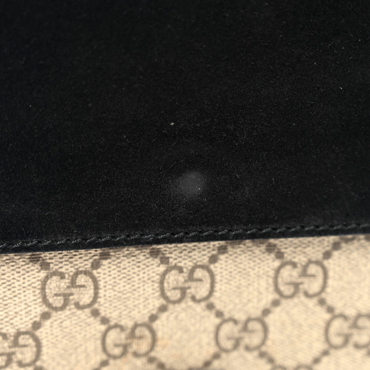 GG Supreme Monogram Mini Dionysus Shoulder Bag Black