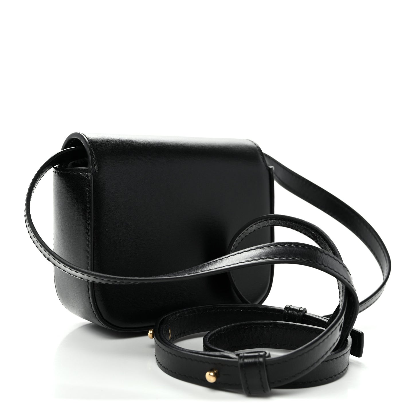 Shiny Calfskin Mini Triomphe Black
