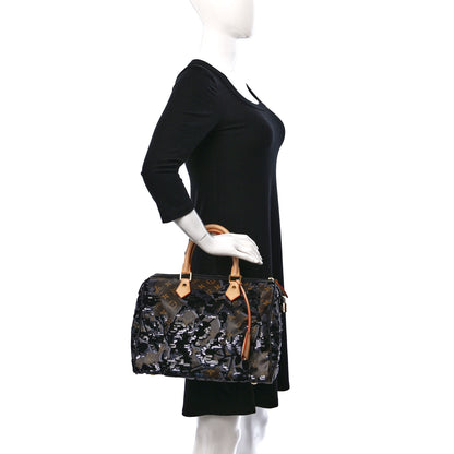 Louis Vuitton Monogram Fleur De Jais Sequins Speedy 30 2 of 11