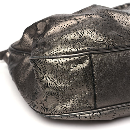 Burberry Lace Leather Avondale Hobo Metallic 8 of 12
