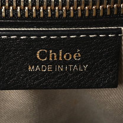 Chloe Suede Calfskin Small Faye Backpack Black 8 of 13