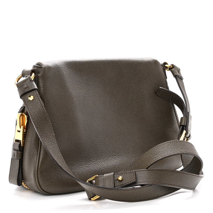Tom Ford Pebbled Calfskin Medium Jennifer Green 3 of 12