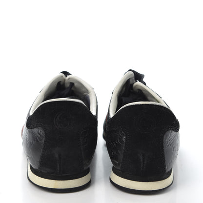 Gucci Guccissima Web Sneakers 6.5 Black 5 of 10