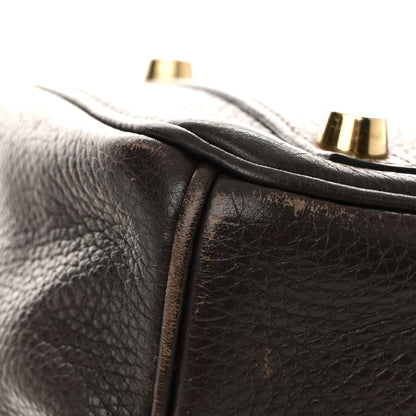 Hermes Taurillon Clemence Birkin 30 Chocolate 13 of 20