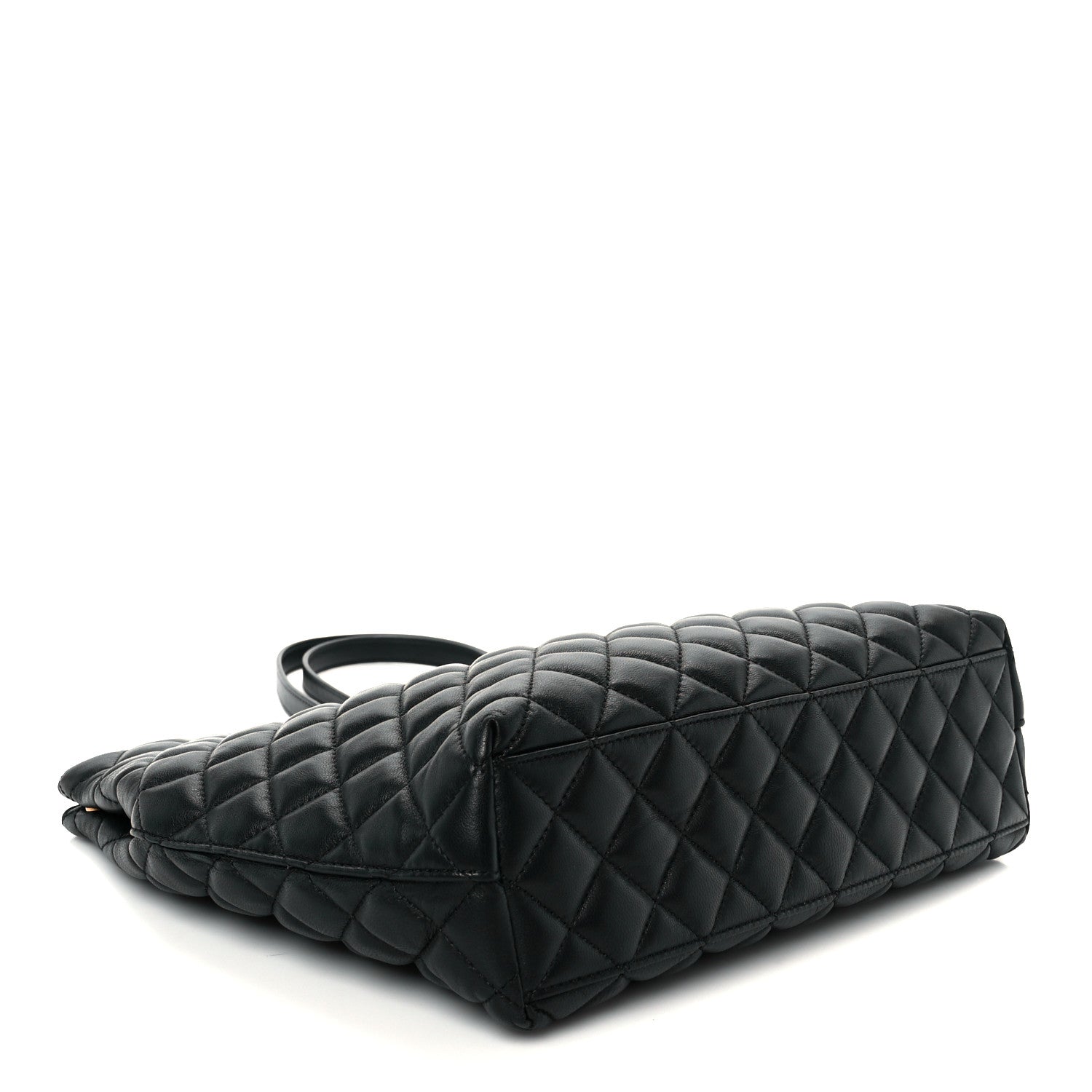 Versace Nappa Quilted Medusa Chain Shoulder Bag Black 4 of 10