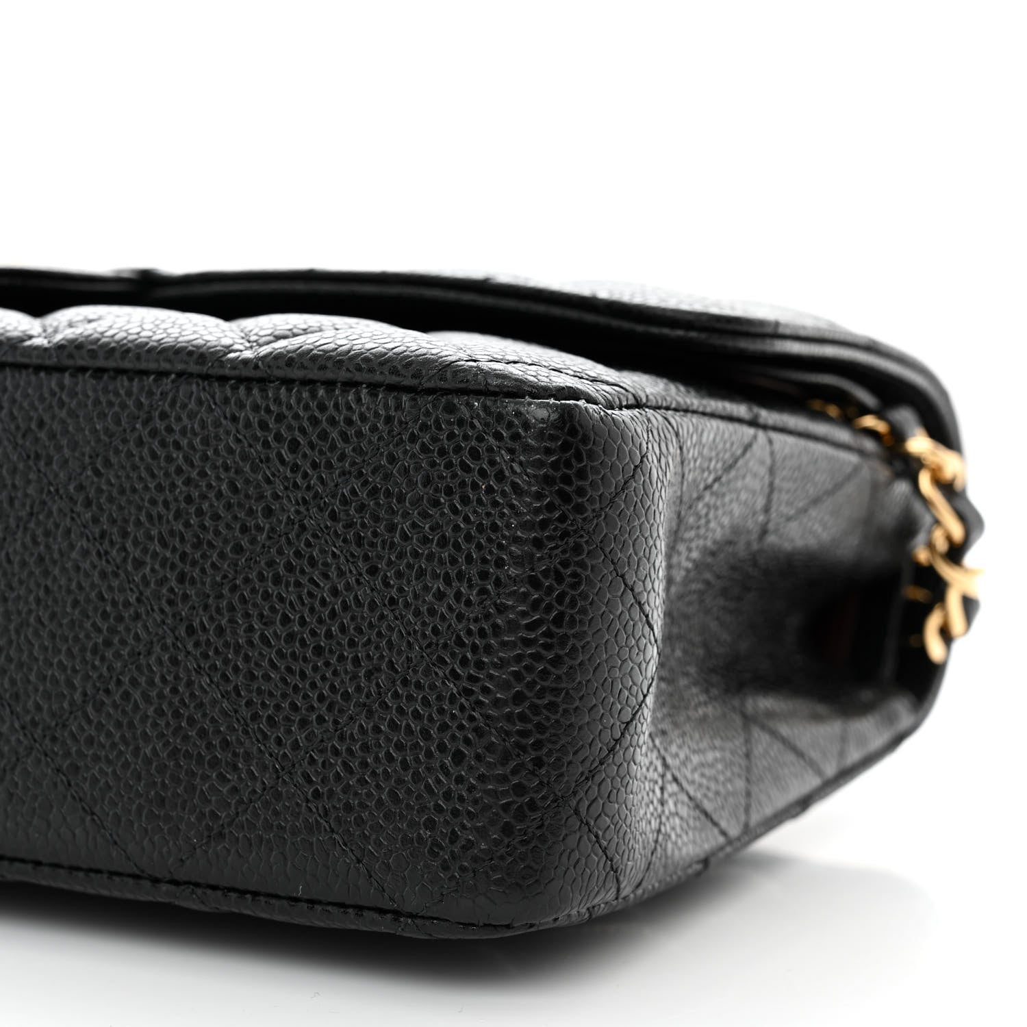 Chanel Caviar Quilted Medium Double Flap Black 10 of 11