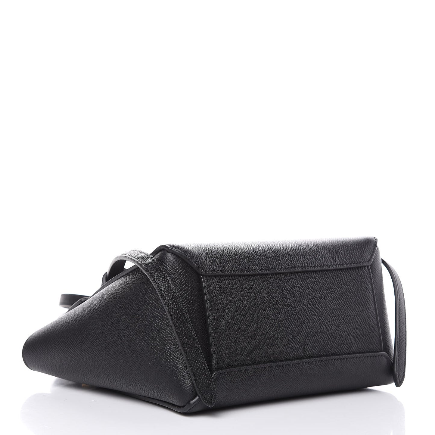 Grained Calfskin Nano Belt Bag Black