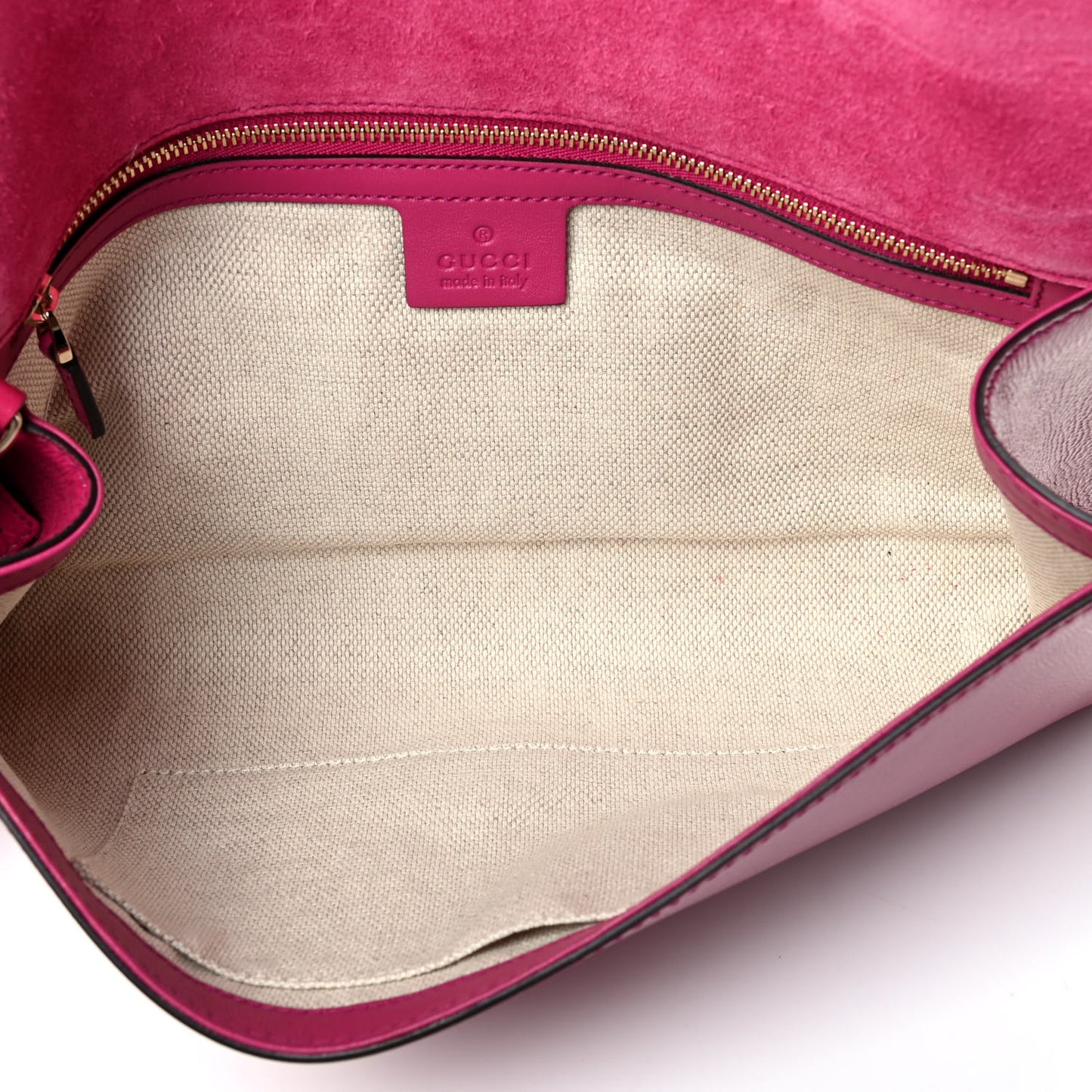 Soft Patent Medium Soho Clutch Bright Bougainvillea