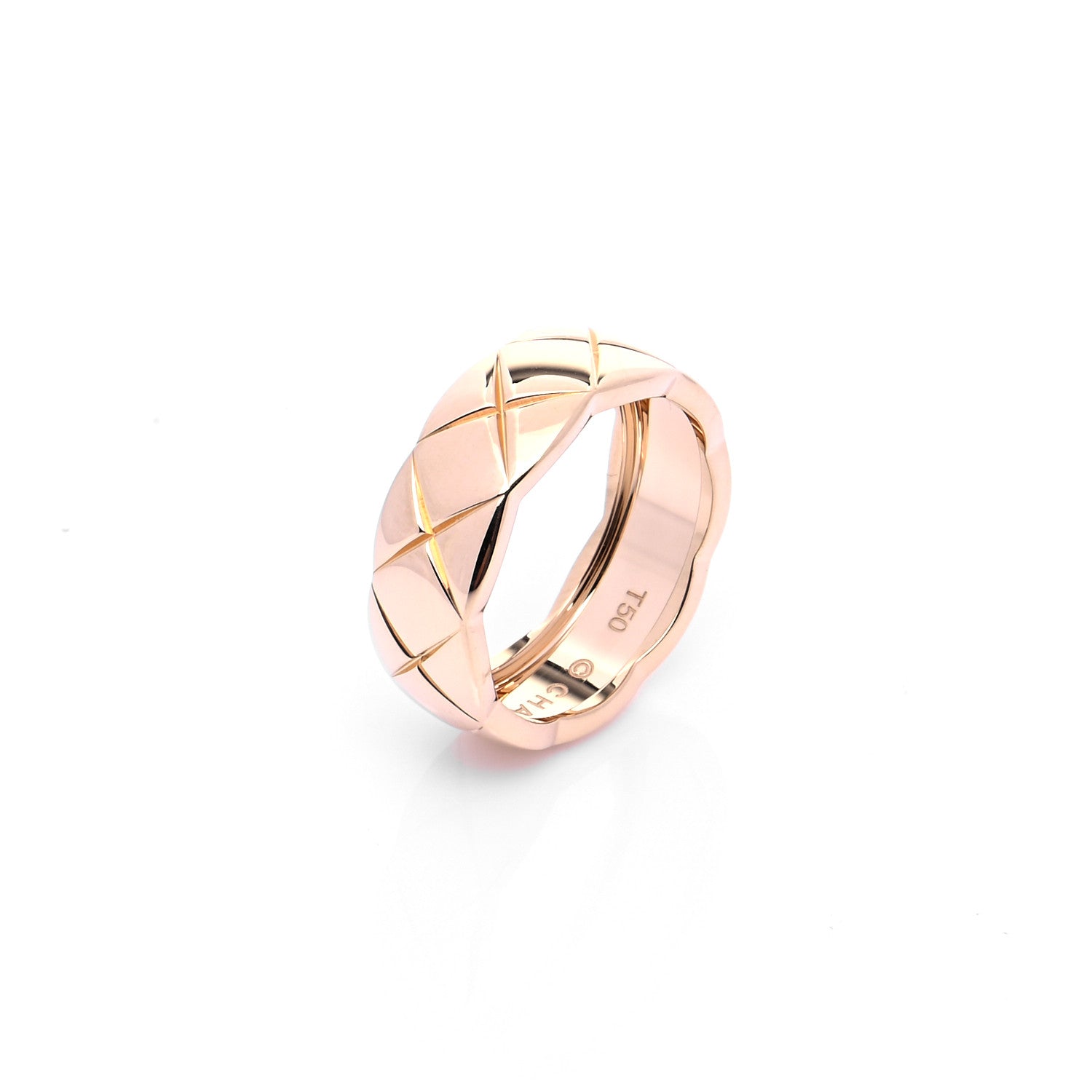 Chanel 18K Beige Gold Small Coco Crush Ring 50 5.25 6 of 6