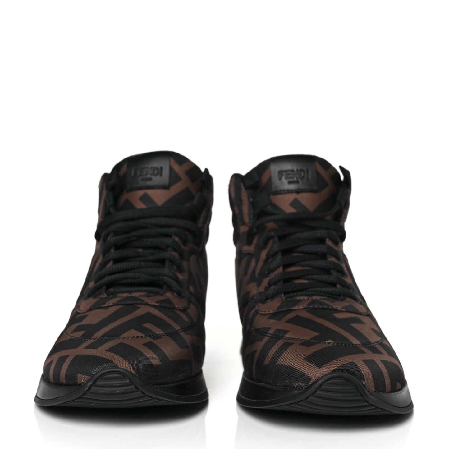 Nylon FF Reloaded High Top Sneakers 39 Tobacco Black