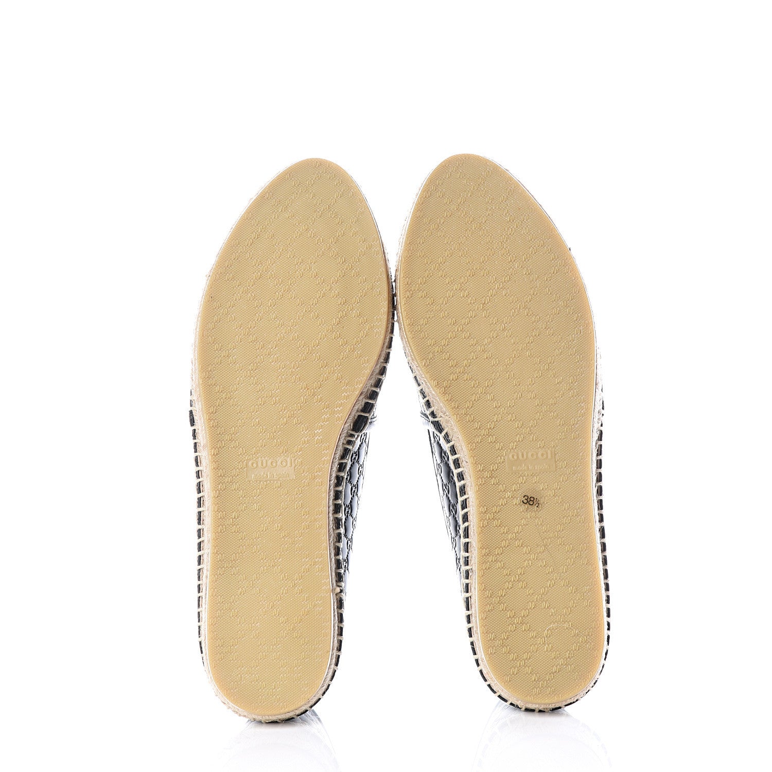 Gucci Microguccissima Signature Espadrilles 38.5 Black 6 of 11