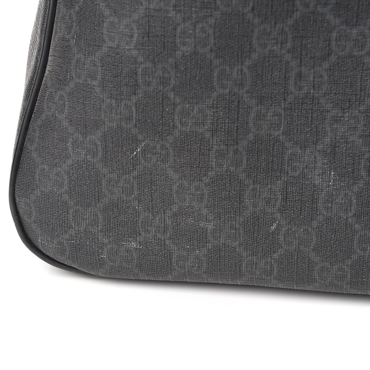 GG Supreme Monogram Duffle Bag Black