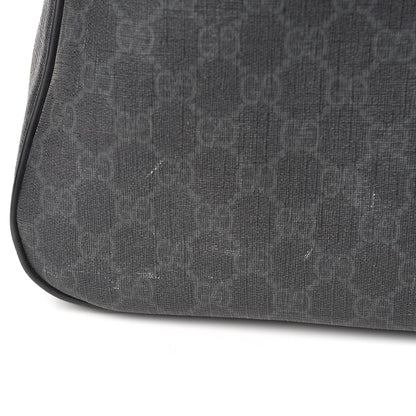 Gucci GG Supreme Monogram Duffle Bag Black 10 of 17