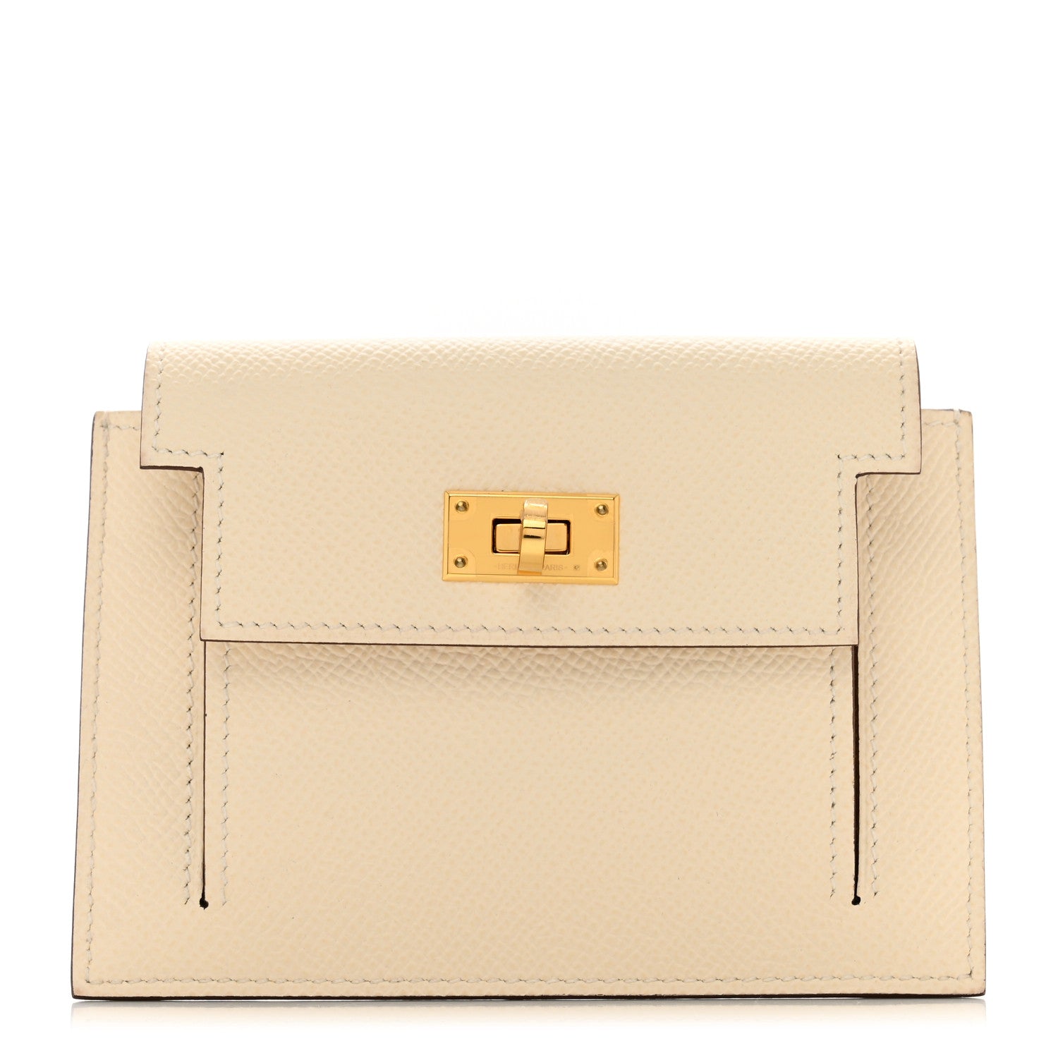 Hermes Epsom Kelly Pocket Compact Wallet Nata 1 of 8