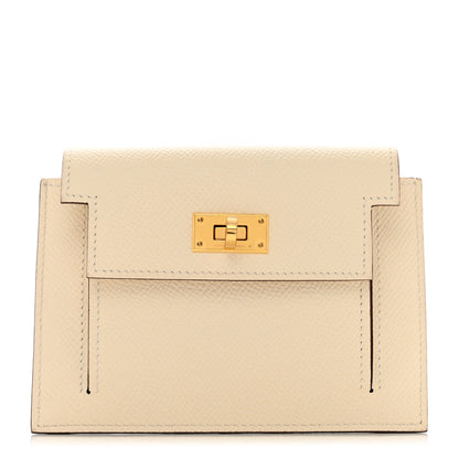 Hermes Epsom Kelly Pocket Compact Wallet Nata 1 of 8