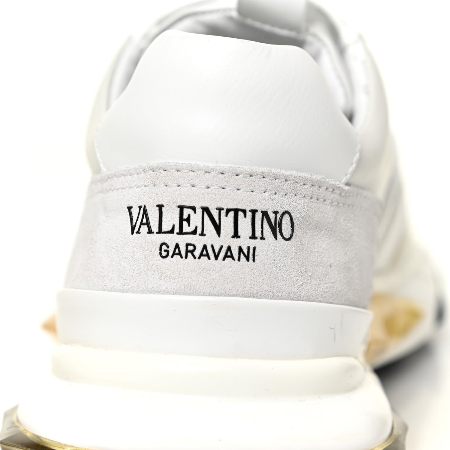 Calfskin Mens Bounce Sneakers 40.5 White