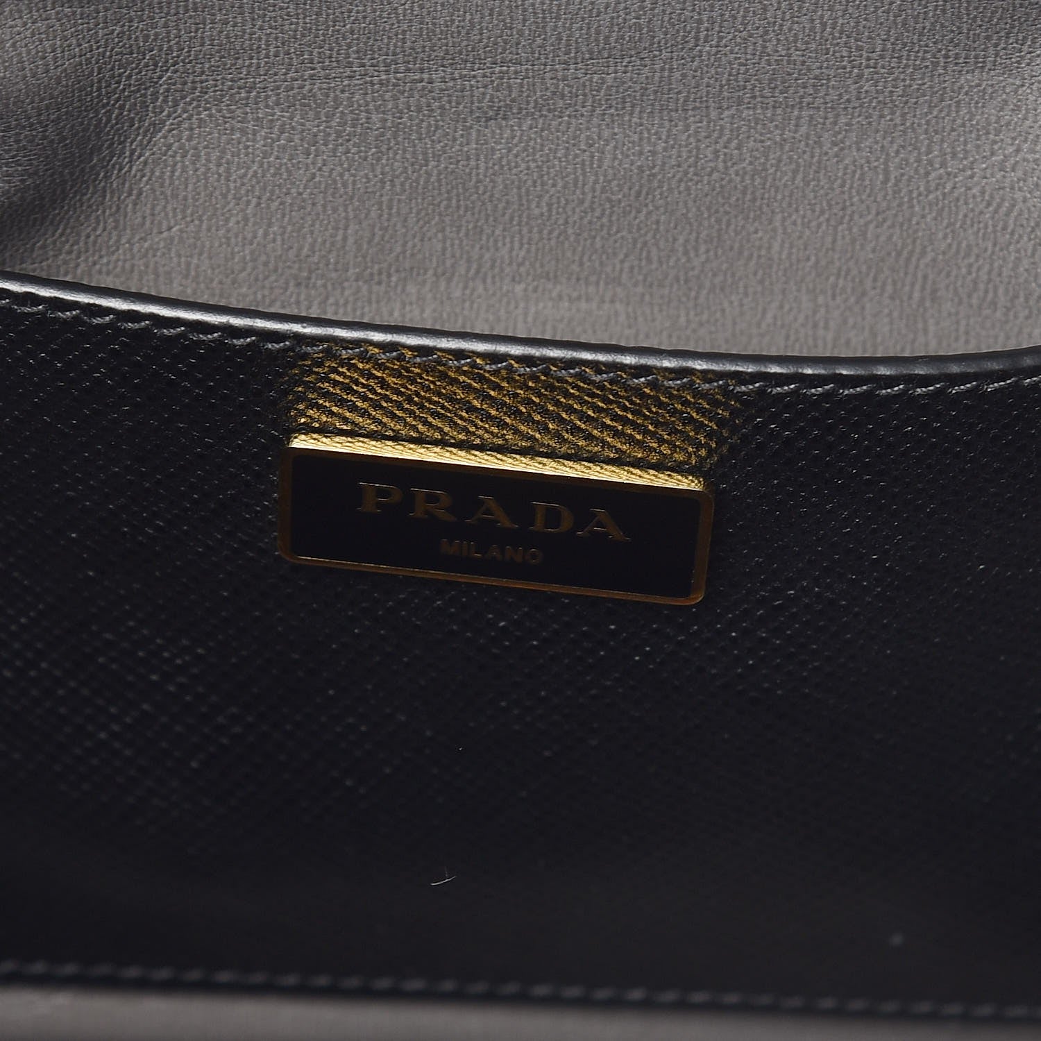 Prada Saffiano Cuir Front Pocket Tote Black 6 of 20
