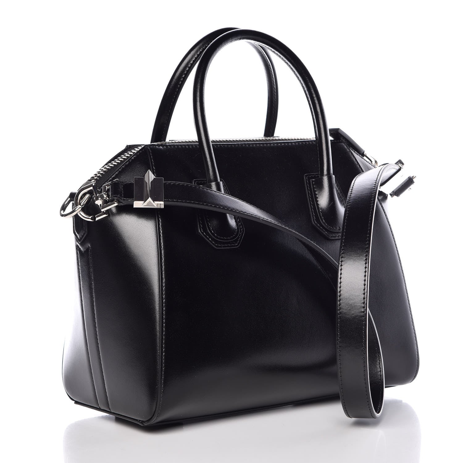 Givenchy Shiny Lord Calfskin Small Antigona Black 3 of 10