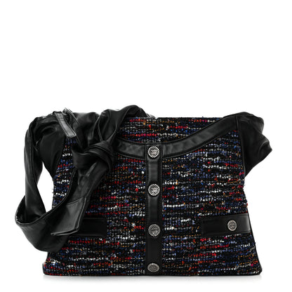 Chanel Tweed Lambskin Small Girl Bag Multicolor Black 1 of 10