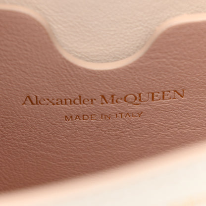 Alexander McQueen Crocodile Embossed Calfskin Four Ring Knuckle Crossbody Bag Soft Ivory 6 of 12