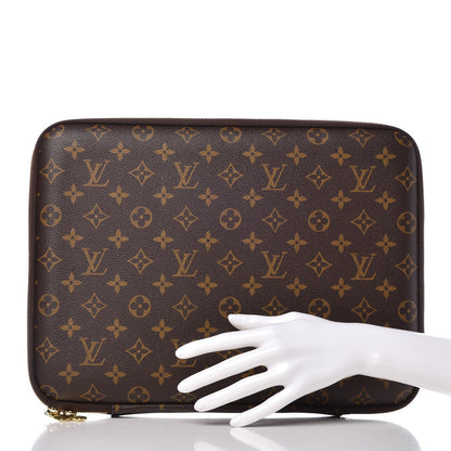 Louis Vuitton Monogram 13 Inch Laptop Sleeve 2 of 9