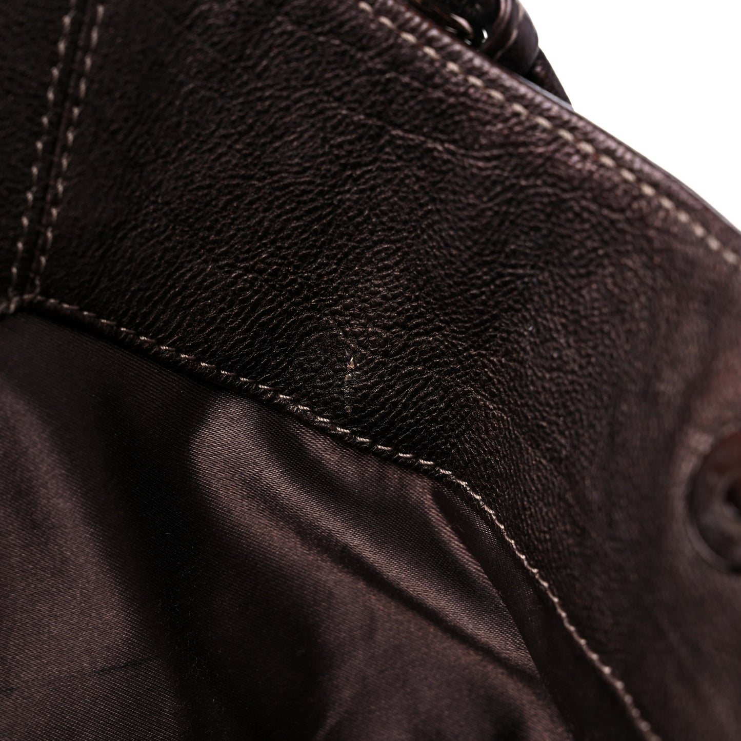 Metallic Calfskin Baby Coco Cabas Bronze