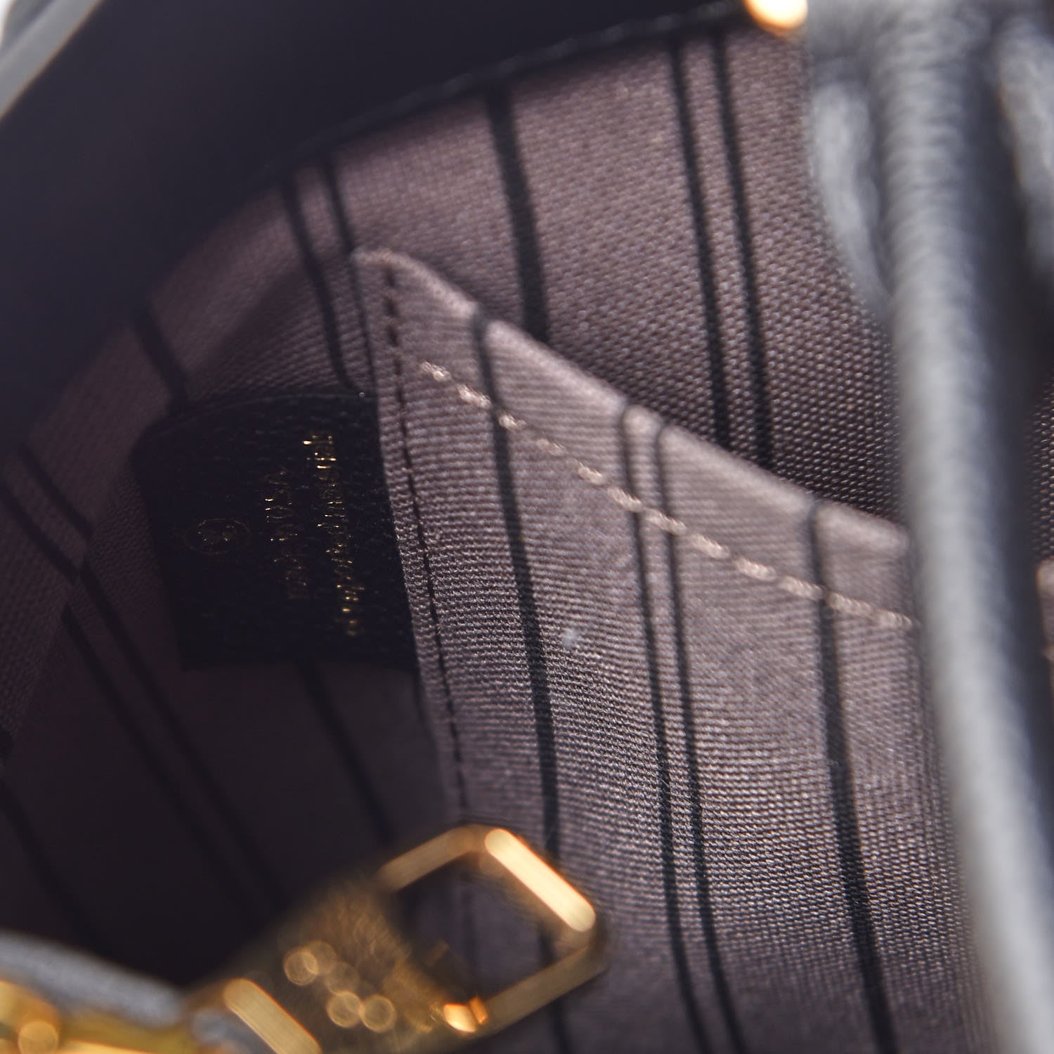 Louis Vuitton Empreinte Montaigne MM Black 7 of 11