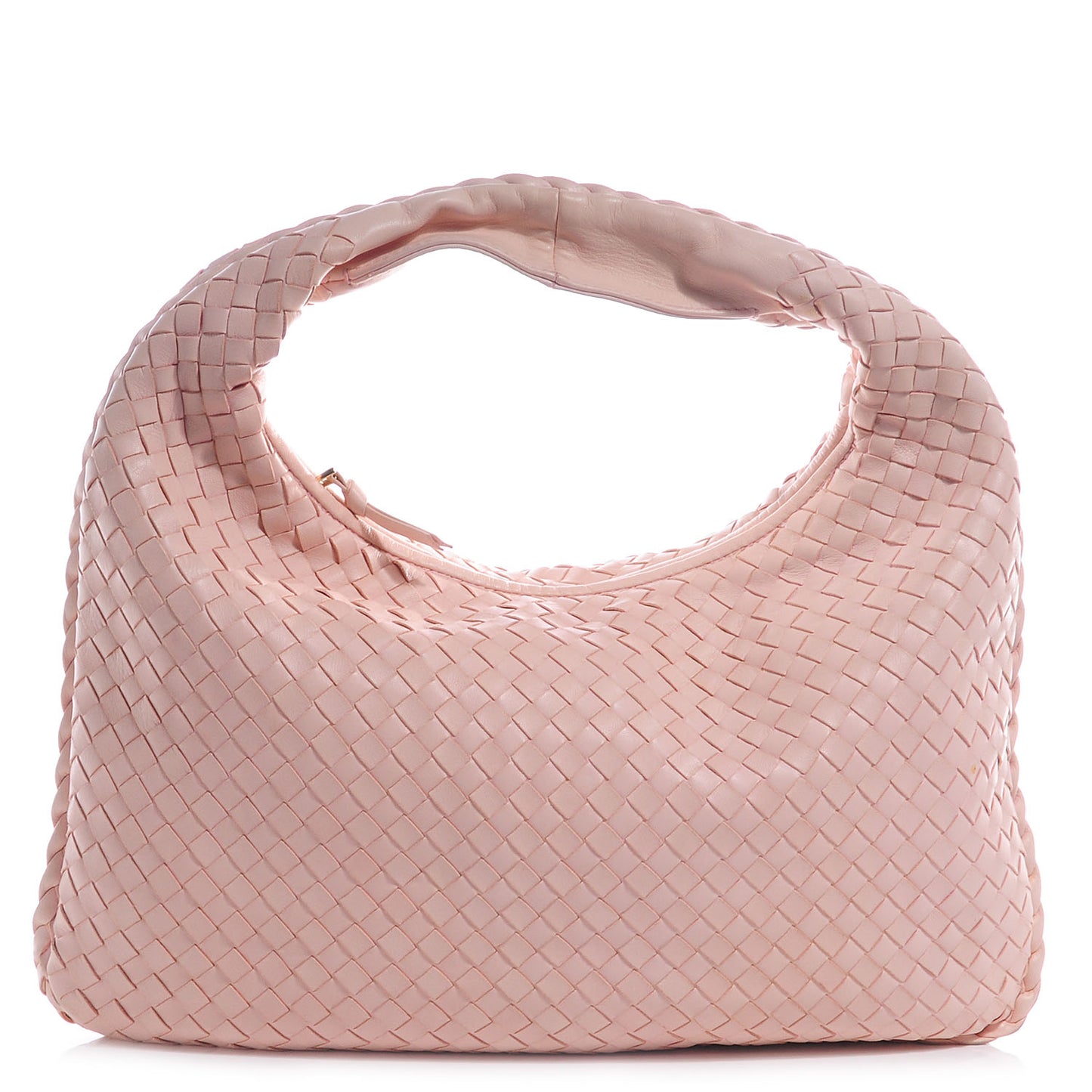 Nappa Intrecciato Medium Veneta Hobo Magnolia