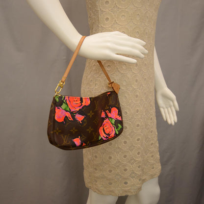 Louis Vuitton Monogram Roses Pochette Accessories 2 of 7
