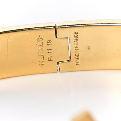 Hermes Enamel Narrow Clic Clac HH Bracelet T6 White 3 of 7