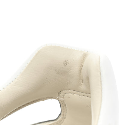 Gucci Demetra Web Mens Rhyton Cut Out Sneakers 9.5 Great White Grey 11 of 13