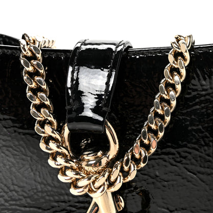 Gucci Crinkled Patent Mini Jackie Notte Bag Black 8 of 10