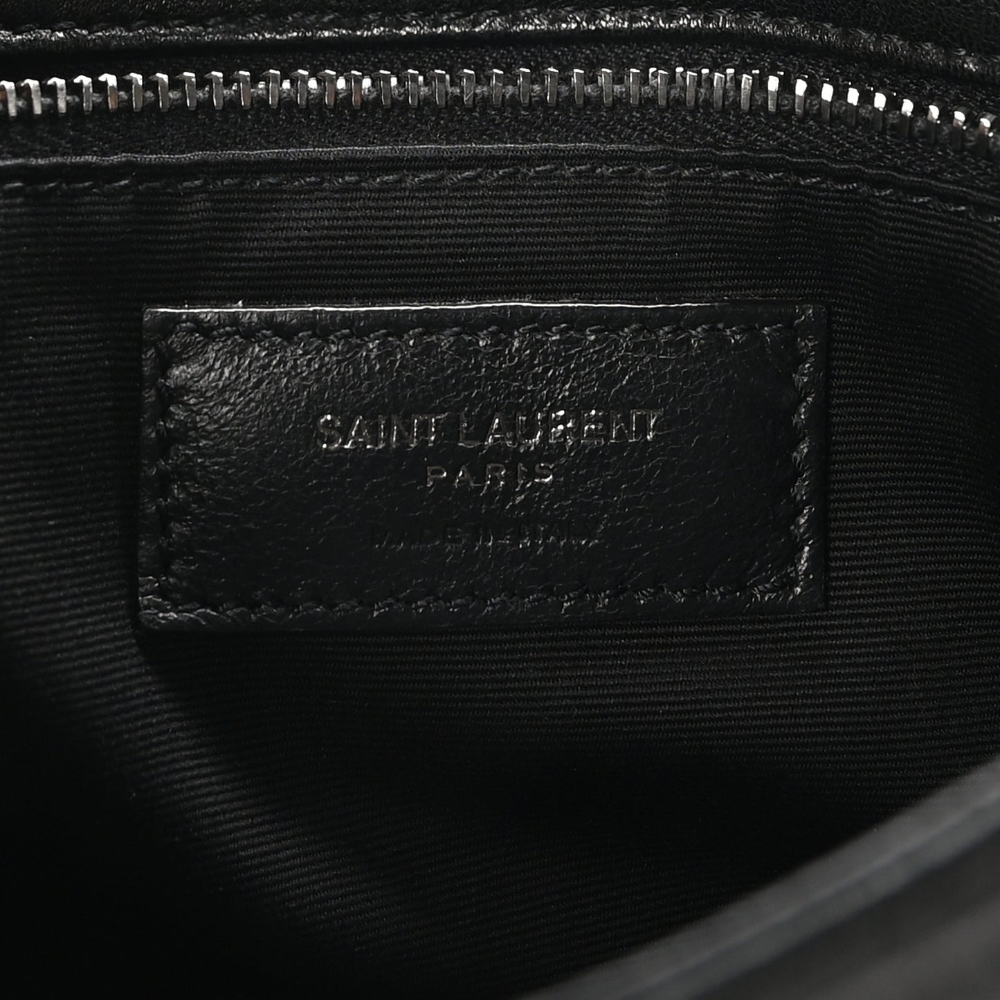 Grained Lambskin Monogram Medium Niki Chain Satchel Black
