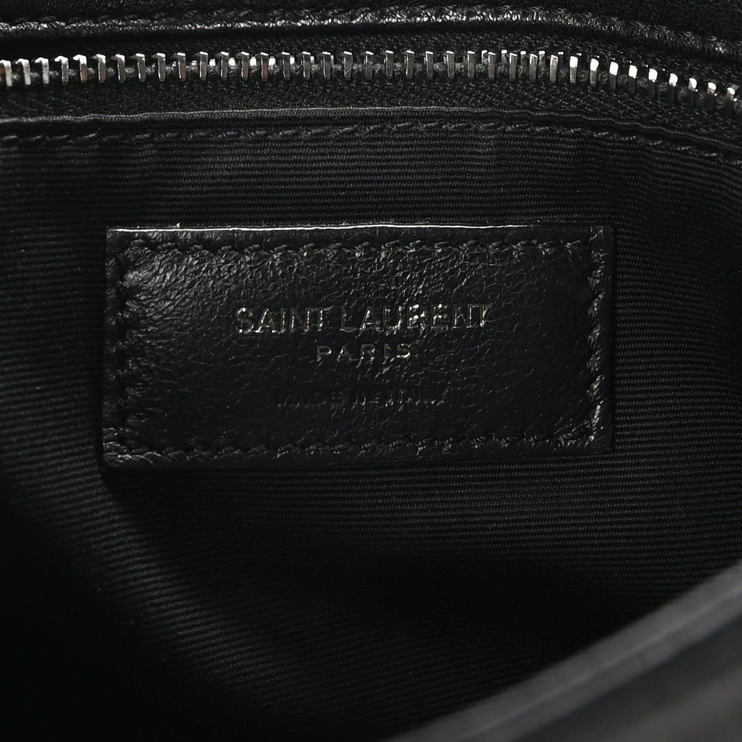Saint Laurent Grained Lambskin Monogram Medium Niki Chain Satchel Black 6 of 10