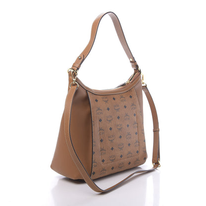 MCM Visetos Medium Luisa Hobo Cognac 4 of 10