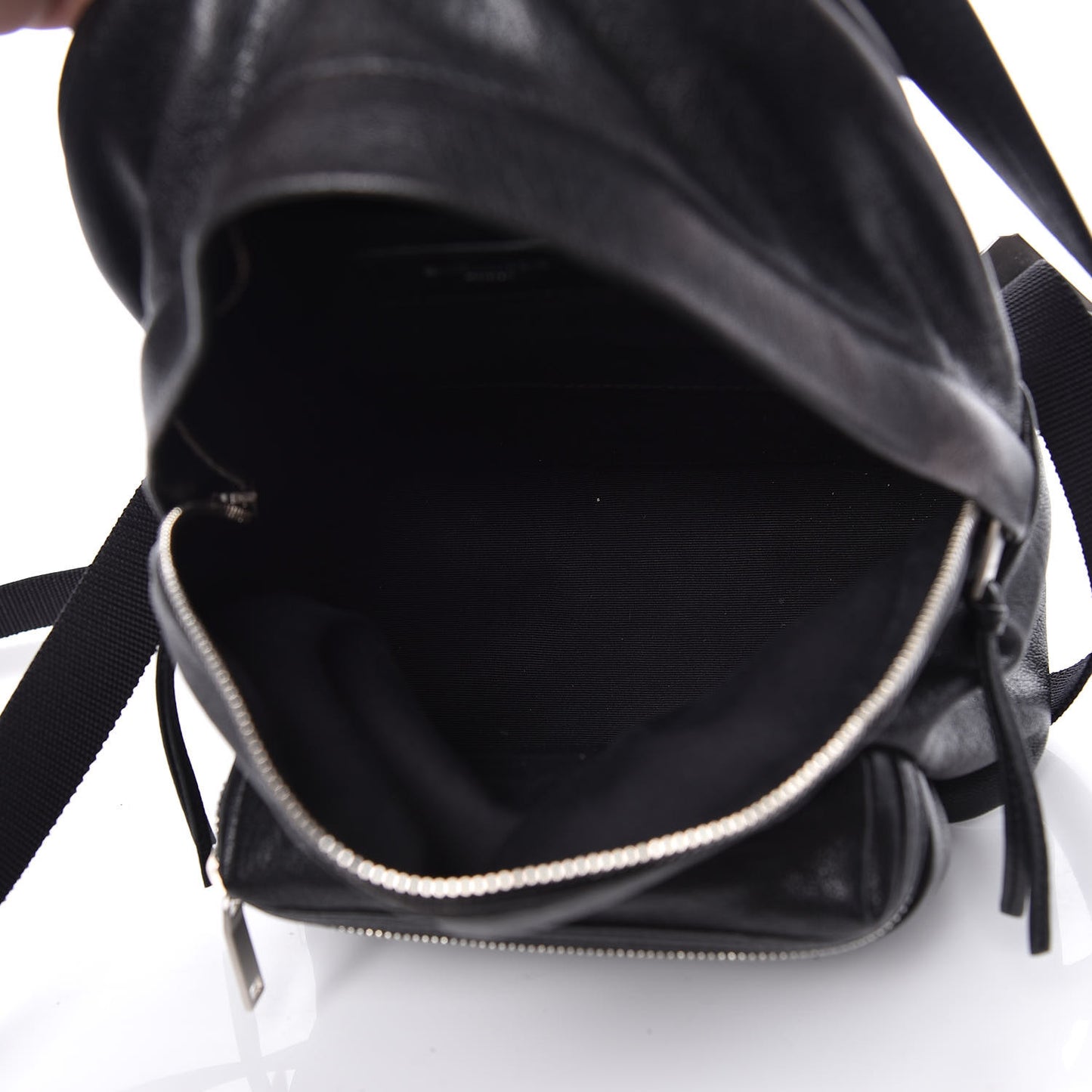 Lambskin Mini Toy City Backpack Black