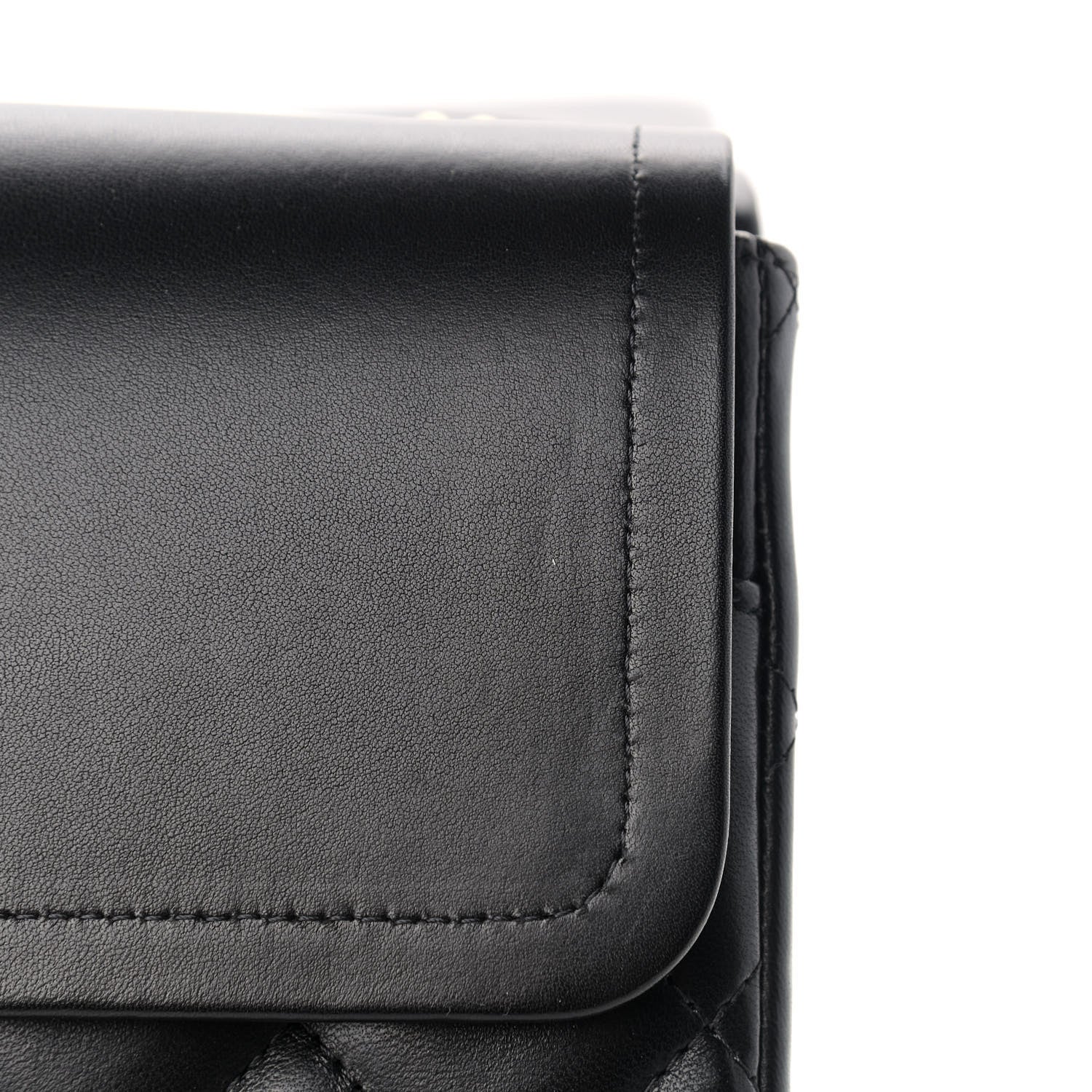 Chanel Lambskin Quilted Maxi Double Flap Black 14 of 17