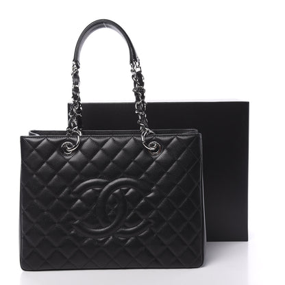 Chanel Caviar Quilted Grand Shopping Tote GST Black 11 of 11