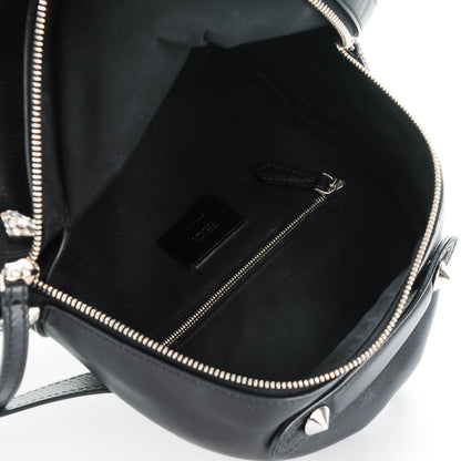 Fendi Vitello Dolce Crystal Croc Tail Mini Backpack Black 5 of 7