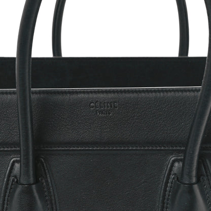 Celine Grained Calfskin Medium Phantom Luggage Black 8 of 13