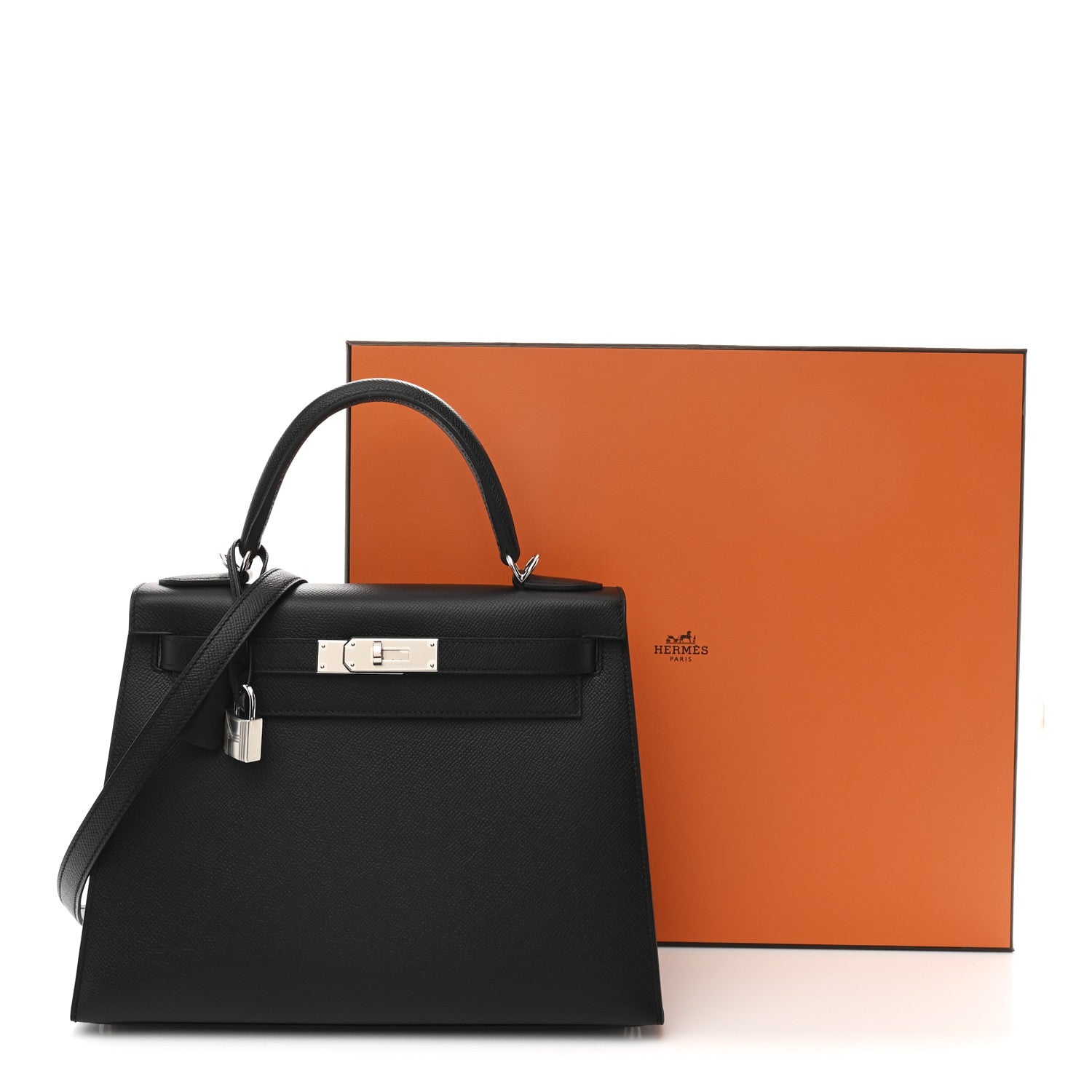 Hermes Epsom Kelly Sellier 28 Black 11 of 11