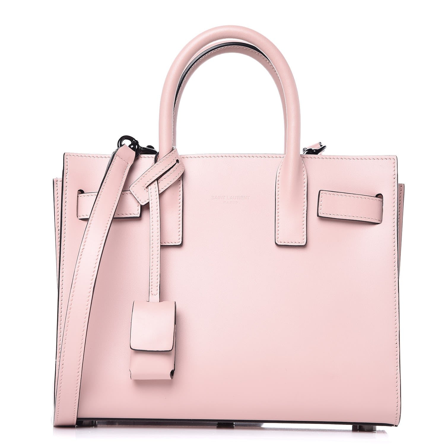 Saint Laurent Calfskin Nano Sac De Jour Pale Pink 1 of 7